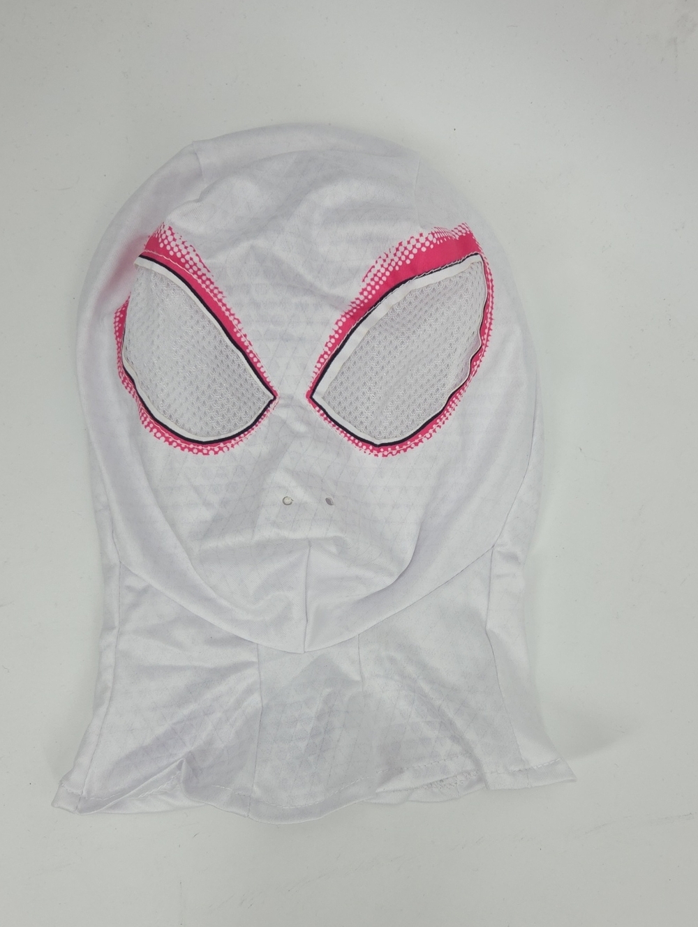 Spider Gwen Kids Superhero Hooded Jumpsuit in White, Black and Pink Size L - Picture 12 of 16